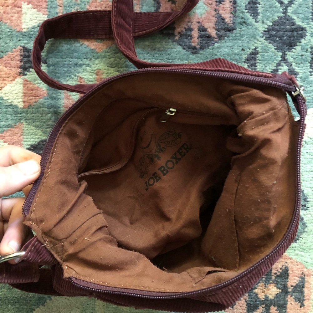 Vintage Joe Boxer Corduroy Crossbody - Picture 3 of 5
